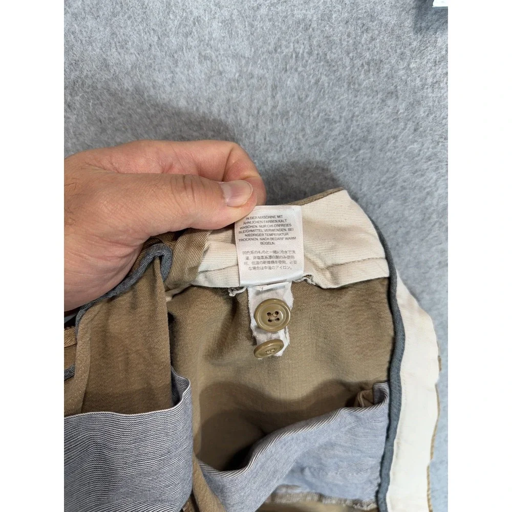 J Crew Pants‎ Mens 32x32 Khaki Tan 484 Slim Stretch Chino Casual Classic Style